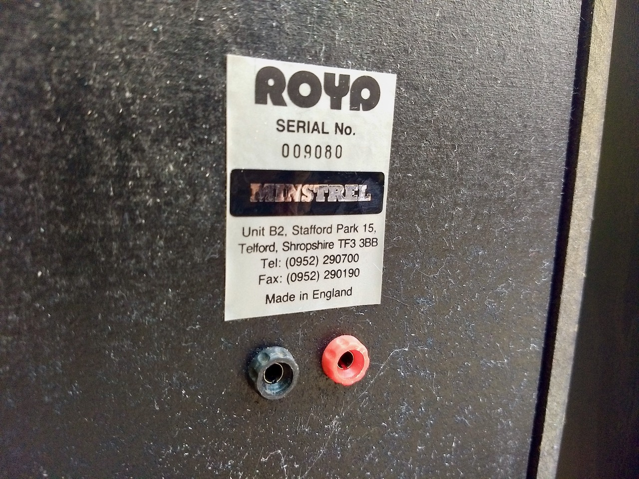 FS Royd Audio Minstrels Private HiFi Classifieds HiFi